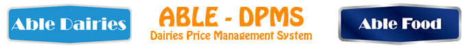 Able Food Dairies Price Management System